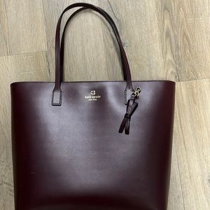 Kate spade deep plum tote